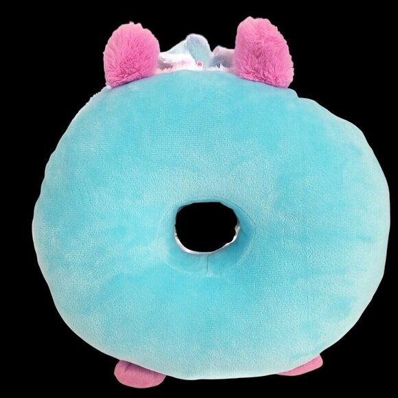 Pikmi Pops Doughmis ARCHURRO the Llama Jumbo Donut Plush 12" Rainbow Block Color - Picture 3 of 7